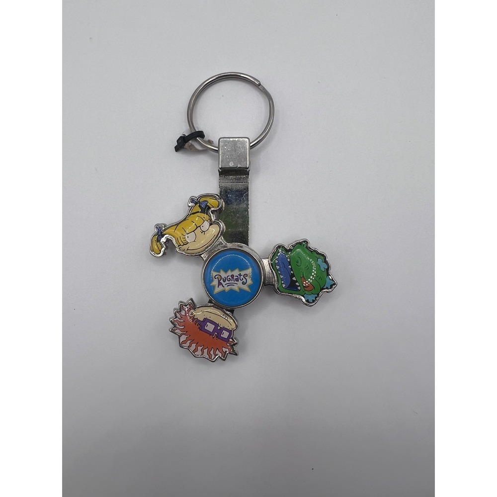 Rugrats 4" Keychain Mini Fidget Spinner Metal 2017 Viacom Nickelodeon Cartooms
